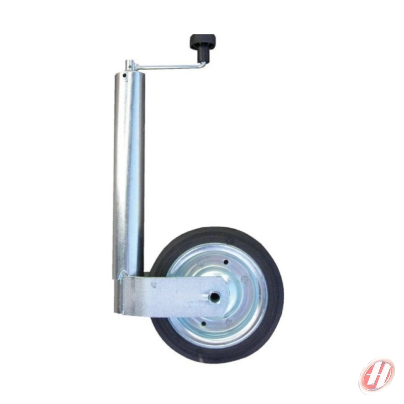 Support roue jockey remorque - diam. 35 pour timon 60x60 / 60x30
